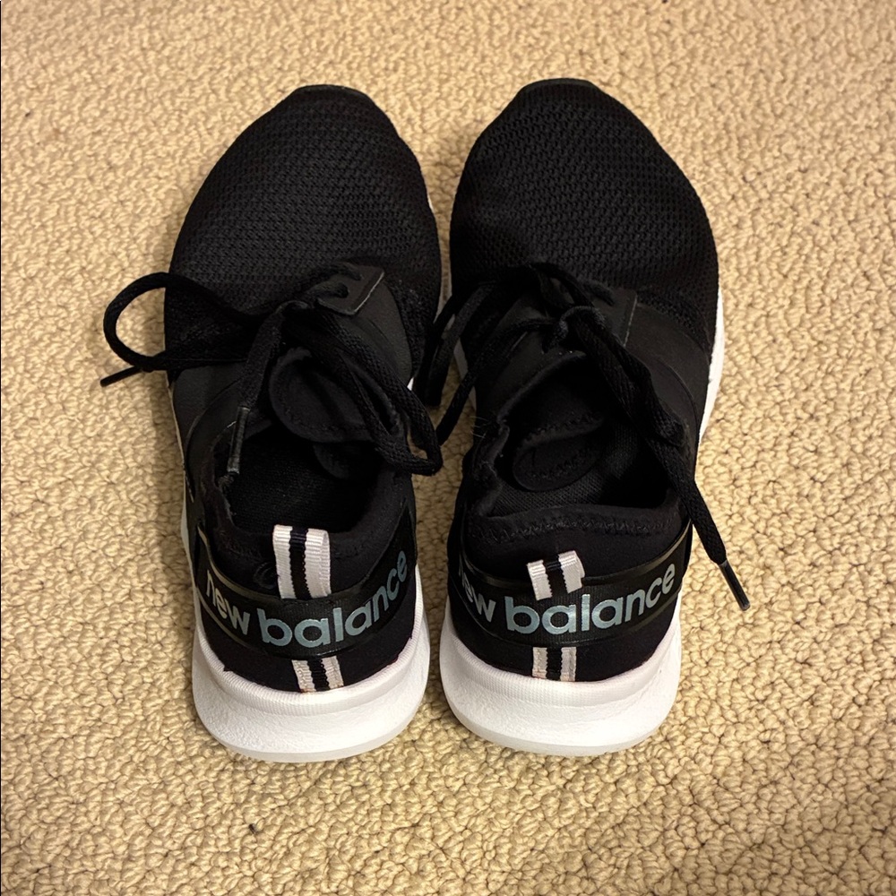 New Balance Black and White Athletic Shoes